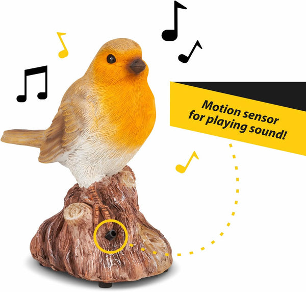 Electronic Singing Robin Ornament