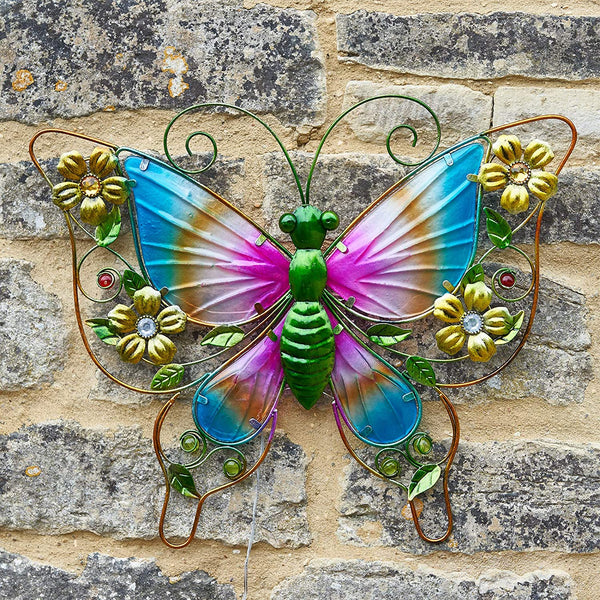 Solar Powered LED Wall Butterfly Light