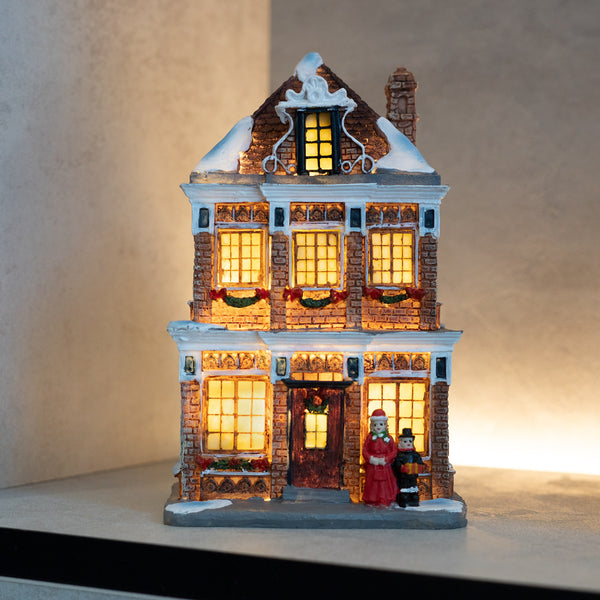 LED Resin Christmas House