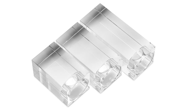 Pack Of 3 Crystal Tealight Holder Set