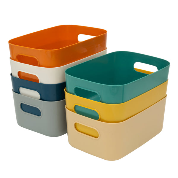 7 Pack Plastic Storage Boxes