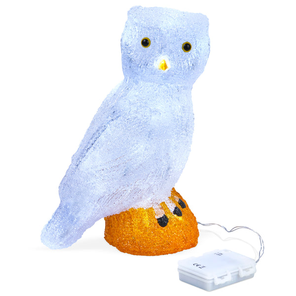 Led Acrylic Owl Decoration Lights for Indoor & Outdoor Use