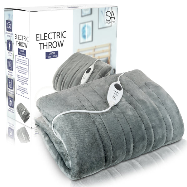 Heated Electric Throw Blanket with Controller