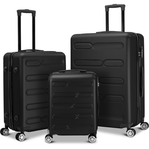 Set of 3 - ABS Hard Shell Suitcase