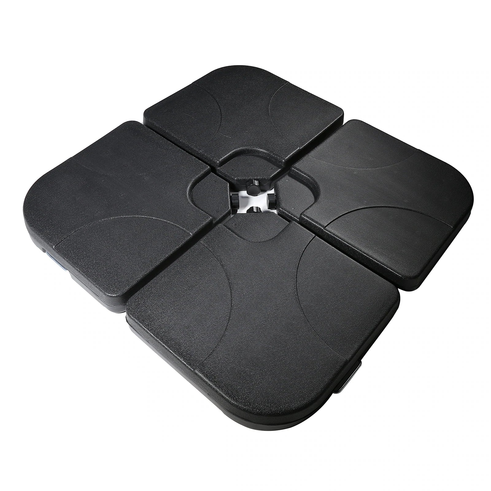 4-Piece Heavy-Duty Plastic Parasol Weights Base