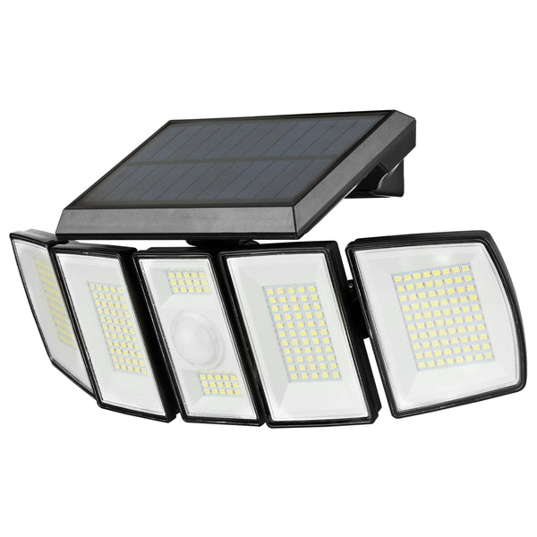 Solar Powered 300-LED Wall-Mounted Security Light