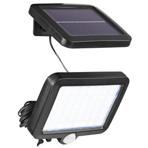 Solar Powered 56-LED Wall-Mounted Security Light