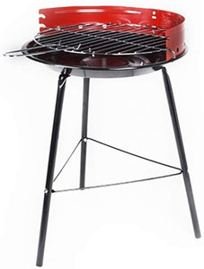 13-Inch Charcoal BBQ - Mini Coal Pit Stand with 2 Adjustable Levels