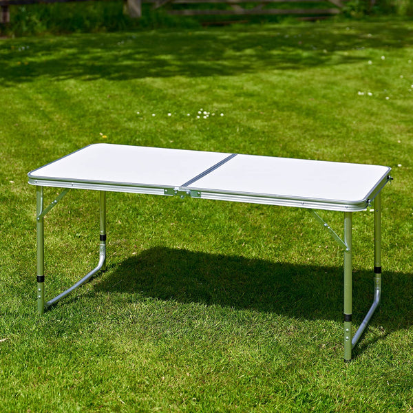 Heavy Duty Plastic 4ft 1.2m Outdoor Folding Table