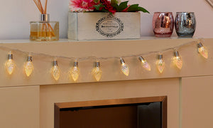 10 LED Candle Bulb String Light