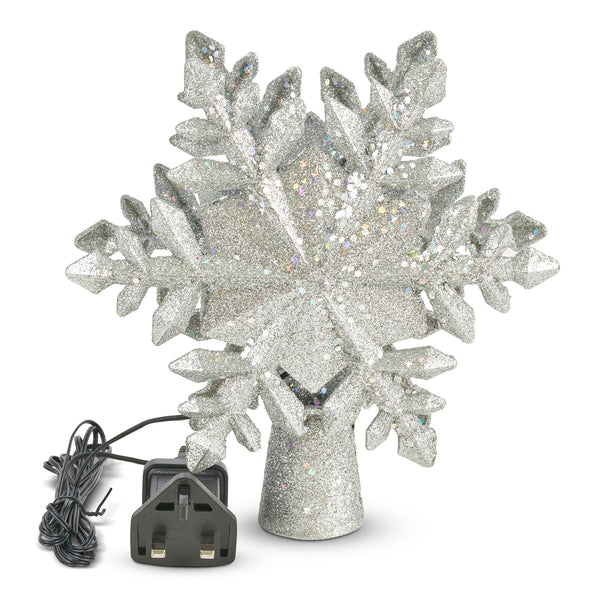 LED Gold & Silver Christmas Tree Topper