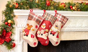 3 Pack Christmas Stockings