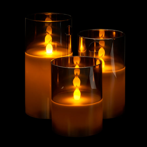Glass LED Candles