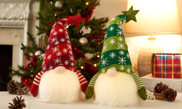 2-pack LED Light Up Christmas Gnomes