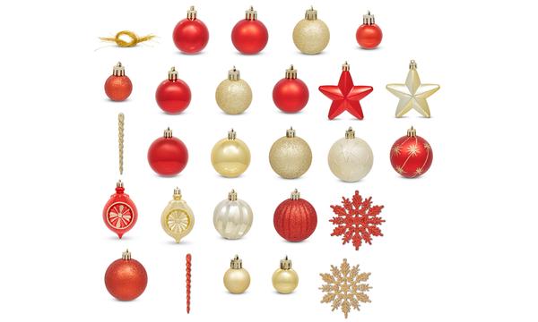 108pc Decorative Christmas Ornaments