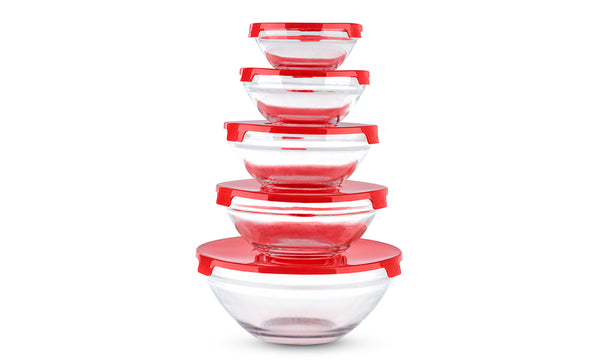 5pc or 10pc Glass Bowl Set