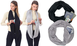 Travel Loop Scarf with Pockets