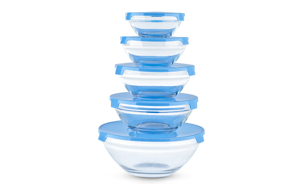 5pc or 10pc Glass Bowl Set