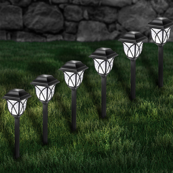 6 Solar Pathway Lanterns