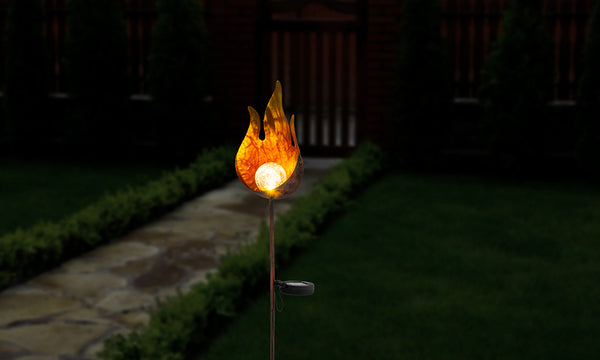 Outdoor Flame Solar Lights