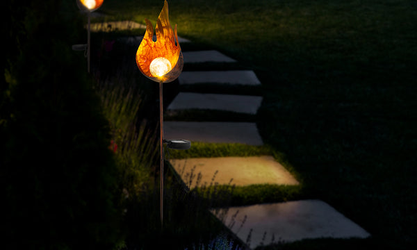 Outdoor Flame Solar Lights
