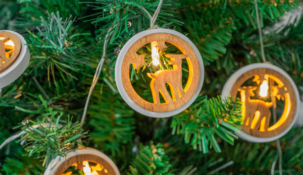 10 LED Deer Christmas Lights