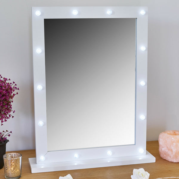 LED Hollywood Table Mirror