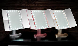 SPECIAL EDITION Globrite Tri-Fold LED Make Up Mirror