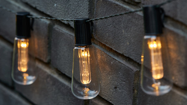 10 LED Vintage Solar Edison Bulbs